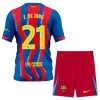 Jalkapallo Pelipaidat/Peliasut FC Barcelona Frenkie de Jong 21 Lasten Neljäspelipaita 2025-26